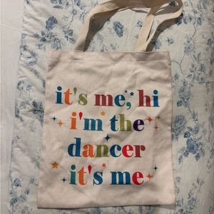 Colorful Dancer Canvas Tote